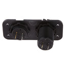 Marine 12V/24V Cigarette Lighter Voltmeter + USB Charger Socket Outlet 5V 1A 2.1A for Boat Caravans Trailer Trucks