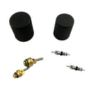 A/C System Cap Hat & Valve Cores Rapid Seal Kit for Air Conditioning Service