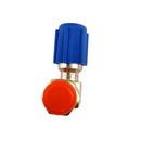 A/C 7/16 Low Side R12 to R134a Adapter 90 degrees Quick Connector Blue Cap