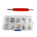 60pcs Valve Core Stem Cap Air Conditioning Refrigerant R12 R134a Remover Kit
