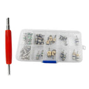 60pcs Valve Core Stem Cap Air Conditioning Refrigerant R12 R134a Remover Kit