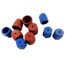 5pcs Brown High Side + 5pcs Blue Low Side Air Conditioning Caps