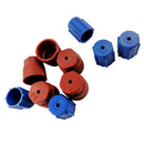5pcs Brown High Side + 5pcs Blue Low Side Air Conditioning Caps