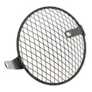 6.5'' Retro Black Motorcycle Headlight Mesh Grill Bezel Cover Headlight Bezel