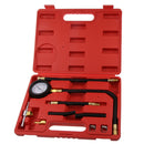 Car Fuel Injection Pump Pressure Gauge Tester Gasoline Tools Kit 0-100 PSI