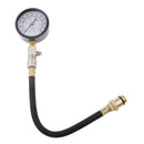 Compression Tester Kit , Car Motorbike Engine 13" Flex Hose Cylinder Compression Pressure Gauge Tester with Cone Adapter Set 0-300psi