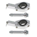 Off - road Motorcycles Insert Hand Guard Metal Clamp Mounting Kit with Bolts / Nuts Fit for Suzuki Honda Kawasaki 28mm 1 1/8inch
