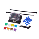 DC 12-32V Spade Terminals Circuit Car Blade ATY Fuse Block LED Light 6 Way