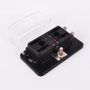 4 Way LED Car Boat Blade Fuse Box Block Holder for Motorsport Applications
