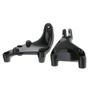 Pack of Two Motor Rear Foot Pegs Pedal for Harley Sportster XL 883 1200 14-16 Black