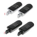 Pack of Two StreamLiner Styled Chrome Footpeg set for Harley FLH Touring Silver