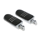 Pack of Two StreamLiner Styled Chrome Footpeg set for Harley FLH Touring Silver