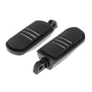 Pack of Two StreamLiner Styled Chrome Footpeg set for Harley FLH Touring Black