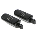 Pack of Two StreamLiner Styled Chrome Footpeg set for Harley FLH Touring Black