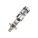 Pack of 2 Super Bright H1 LED 100W 6000K Car White Foglights Signal Turn Light Lamp Bulbs Kit