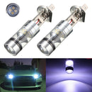 Pack of 2 Super Bright H1 LED 100W 6000K Car White Foglights Signal Turn Light Lamp Bulbs Kit