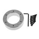 Silver Steering Wheel Spacer 1" Hub Wheel Extension Adapter for Racing Motor