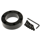 Black Steering Wheel Spacer Hub 6 Bolts for Momo SAAS OMP Aluminium Alloy High Performance
