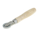 Wooden Handle Repair Patch Tire 1-1/2'' Diameter Roller Tool Tire Stitcher