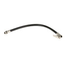 Motorcycle Car 1/4PT Male Threaded Rubber Inflating Hose Air Tire Pump Black