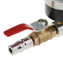 Car Tire Compressor Inflator with Tyre Air Pressure Gauge and Lever Bar