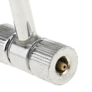 Universal T-Shape Dual Head Tire Air Chuck Inflator 45mm for Motorcycle Car Bike Tyre