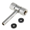 Universal T-Shape Dual Head Tire Air Chuck Inflator 45mm for Motorcycle Car Bike Tyre