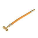Metal Dual Head 290mm Rubber Air Pipe Tire Tyre Chuck for Motorcycle Car