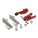 8 Piece Flaring Swaging Tool Tube Cutter in Portable Case for Soft Copper Brass Tubing Steel Brake