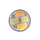 2X Auto Car 5630 7443 22LED White+Yellow Turn Brake Signal Light Bulb Lamp