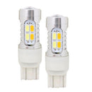 2X Auto Car 5630 7443 22LED White+Yellow Turn Brake Signal Light Bulb Lamp