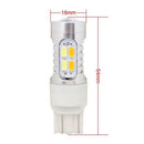 2X Auto Car 5630 7443 22LED White+Yellow Turn Brake Signal Light Bulb Lamp