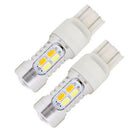 2X Auto Car 5630 7443 22LED White+Yellow Turn Brake Signal Light Bulb Lamp