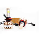 2PCS H11 C8 DC9V-36V 6000K Car Waterproof LED Front Headlight - Pure White