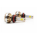 2PCS H11 C8 DC9V-36V 6000K Car Waterproof LED Front Headlight - Pure White