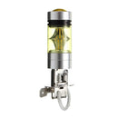 2Pcs Car H3 100W Fog Light Yellow 2323 LED DRL Projector Lamp Bulb 4300K