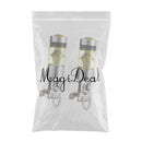 2Pcs Car H3 100W Fog Light Yellow 2323 LED DRL Projector Lamp Bulb 4300K