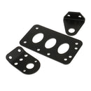 Number License Plate Side Mount Bracket with Rear Tail Brake Light for Universal Motorcycle