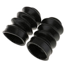 2pcs 39mm Motorcycle Rubber Front Tube Dust Covers Protector for Harley XL883