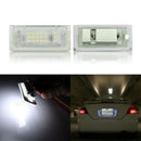 2pcs Xenon White 12Volt LED Number Plate Light Bulb Error Free for BMW E46 4 Door Sedan
