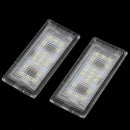 2x LED License Plate Lights for E66 E65 BMW 06-08 7-Series 735i 750Li 760Li