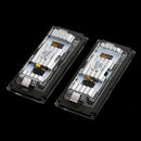 2x LED License Plate Lights for E66 E65 BMW 06-08 7-Series 735i 750Li 760Li