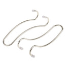 2pcs Car Seat Back Hanger Coat Clothes Shopping Bag Hook Stainless Steel Universal