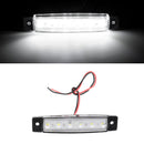 10x LED Clearence Truck Trailer Side Marker Indicators Light Lamp 12V White
