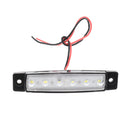 10x LED Clearence Truck Trailer Side Marker Indicators Light Lamp 12V White