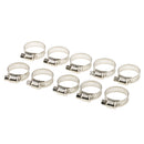 10 x Spring Clip Action Fuel Hose Line Clamps Fastener Diameter 3/4''-1