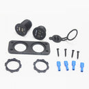 Universal Phone Tablet Dual USB Charger & Voltmeter for Car Boat Motorhome