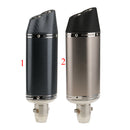 Universal 51MM Motorcycle Silencer Double Exhaust Muffler Pipe Carbon Fiber