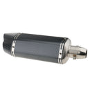 Universal 51MM Motorcycle Silencer Double Exhaust Muffler Pipe Carbon Fiber