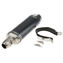 Universal 51MM Motorcycle Silencer Double Exhaust Muffler Pipe Carbon Fiber